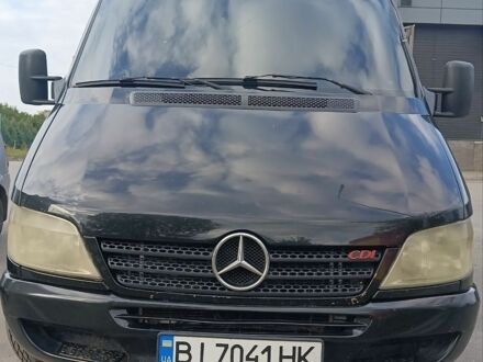 Черный Мерседес Sprinter, объемом двигателя 2.15 л и пробегом 630 тыс. км за 8200 $, фото 1 на Automoto.ua