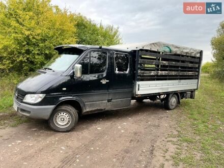 Черный Мерседес Sprinter, объемом двигателя 2.69 л и пробегом 6 тыс. км за 13000 $, фото 1 на Automoto.ua