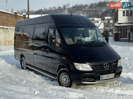 Чорний Мерседес Sprinter, об'ємом двигуна 2.69 л та пробігом 495 тис. км за 12700 $, фото 1 на Automoto.ua