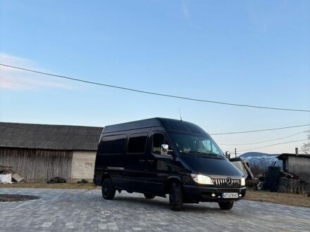 Черный Мерседес Sprinter, объемом двигателя 2.69 л и пробегом 298 тыс. км за 12300 $, фото 1 на Automoto.ua