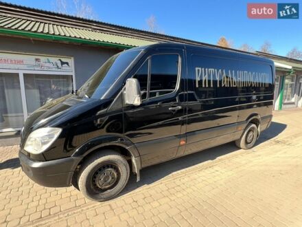Чорний Мерседес Sprinter, об'ємом двигуна 2.2 л та пробігом 390 тис. км за 10000 $, фото 1 на Automoto.ua