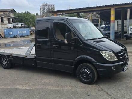Черный Мерседес Sprinter, объемом двигателя 3 л и пробегом 258 тыс. км за 27990 $, фото 1 на Automoto.ua