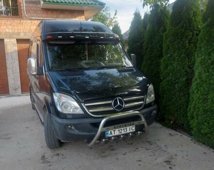 Черный Мерседес Sprinter, объемом двигателя 3 л и пробегом 445 тыс. км за 19900 $, фото 1 на Automoto.ua