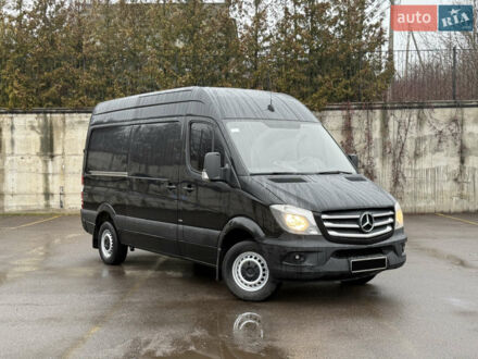 Черный Мерседес Sprinter, объемом двигателя 2.2 л и пробегом 368 тыс. км за 14850 $, фото 1 на Automoto.ua