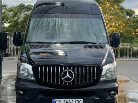 Черный Мерседес Sprinter, объемом двигателя 2.1 л и пробегом 585 тыс. км за 23500 $, фото 1 на Automoto.ua