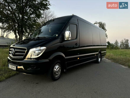 Черный Мерседес Sprinter, объемом двигателя 2.99 л и пробегом 210 тыс. км за 55000 $, фото 1 на Automoto.ua