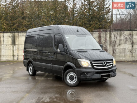 Черный Мерседес Sprinter, объемом двигателя 2.2 л и пробегом 368 тыс. км за 14900 $, фото 1 на Automoto.ua