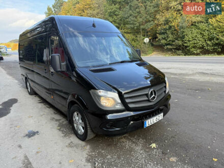 Чорний Мерседес Sprinter, об'ємом двигуна 3 л та пробігом 400 тис. км за 23500 $, фото 1 на Automoto.ua