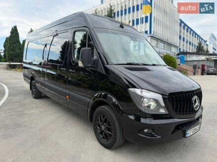 Черный Мерседес Sprinter, объемом двигателя 2.99 л и пробегом 210 тыс. км за 36000 $, фото 1 на Automoto.ua