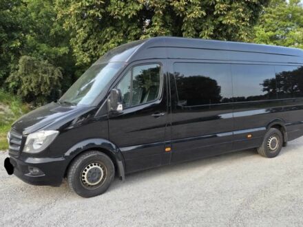 Черный Мерседес Sprinter, объемом двигателя 3 л и пробегом 76 тыс. км за 5600 $, фото 1 на Automoto.ua
