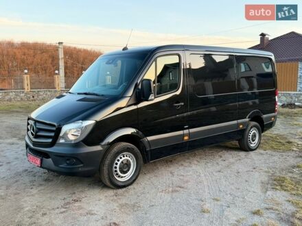 Черный Мерседес Sprinter, объемом двигателя 2.2 л и пробегом 278 тыс. км за 20900 $, фото 1 на Automoto.ua