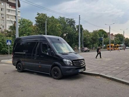 Черный Мерседес Sprinter, объемом двигателя 2.14 л и пробегом 406 тыс. км за 22500 $, фото 1 на Automoto.ua