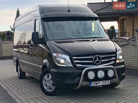 Черный Мерседес Sprinter, объемом двигателя 2.99 л и пробегом 320 тыс. км за 28750 $, фото 1 на Automoto.ua