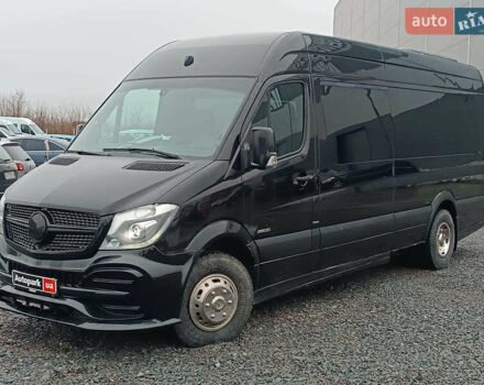 Черный Мерседес Sprinter, объемом двигателя 3 л и пробегом 218 тыс. км за 35790 $, фото 1 на Automoto.ua