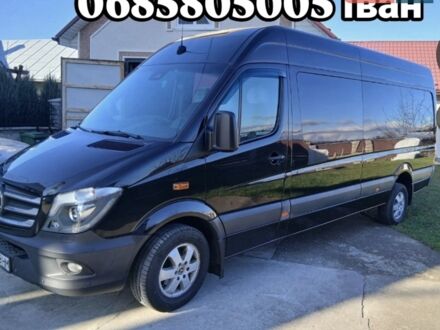 Черный Мерседес Sprinter, объемом двигателя 3 л и пробегом 344 тыс. км за 26850 $, фото 1 на Automoto.ua