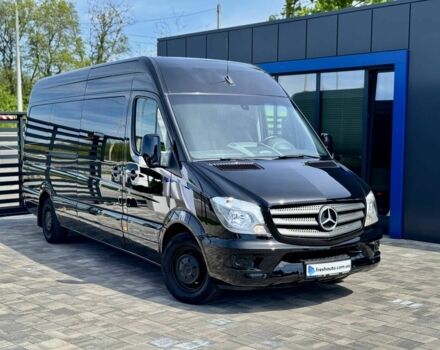 Черный Мерседес Sprinter, объемом двигателя 2.2 л и пробегом 159 тыс. км за 37500 $, фото 1 на Automoto.ua