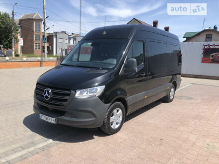 Черный Мерседес Sprinter, объемом двигателя 2.14 л и пробегом 229 тыс. км за 27700 $, фото 1 на Automoto.ua