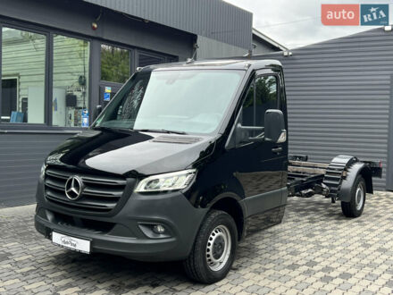 Черный Мерседес Sprinter, объемом двигателя 2.2 л и пробегом 299 тыс. км за 24500 $, фото 1 на Automoto.ua