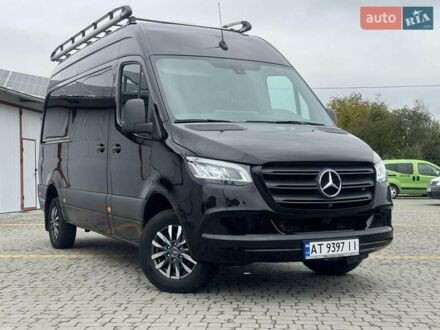 Черный Мерседес Sprinter, объемом двигателя 1.9 л и пробегом 92 тыс. км за 37700 $, фото 1 на Automoto.ua
