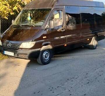 Мерседес Sprinter 2002 в Бару на Automoto.ua Коричневый Мерседес Sprinter, объемом двигателя 2.2 л и пробегом 650 тыс. км за 6500 $, фото 1 на Automoto.ua