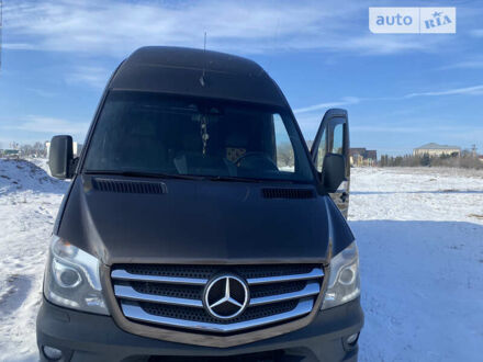 Коричневый Мерседес Sprinter, объемом двигателя 3 л и пробегом 332 тыс. км за 38000 $, фото 1 на Automoto.ua