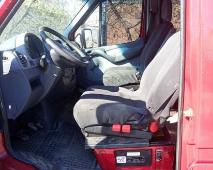 Красный Мерседес Sprinter, объемом двигателя 2.69 л и пробегом 283 тыс. км за 17500 $, фото 15 на Automoto.ua