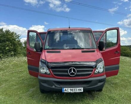 Красный Мерседес Sprinter, объемом двигателя 2.2 л и пробегом 323 тыс. км за 17800 $, фото 1 на Automoto.ua