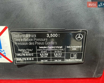 Червоний Мерседес Sprinter, об'ємом двигуна 2.69 л та пробігом 316 тис. км за 19300 $, фото 12 на Automoto.ua