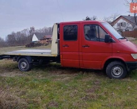 Красный Мерседес Sprinter, объемом двигателя 2.87 л и пробегом 480 тыс. км за 9500 $, фото 1 на Automoto.ua