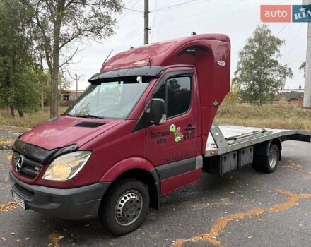 Красный Мерседес Sprinter, объемом двигателя 2.15 л и пробегом 250 тыс. км за 17500 $, фото 2 на Automoto.ua