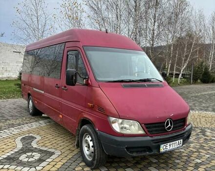 Красный Мерседес Sprinter, объемом двигателя 2.7 л и пробегом 600 тыс. км за 5500 $, фото 3 на Automoto.ua