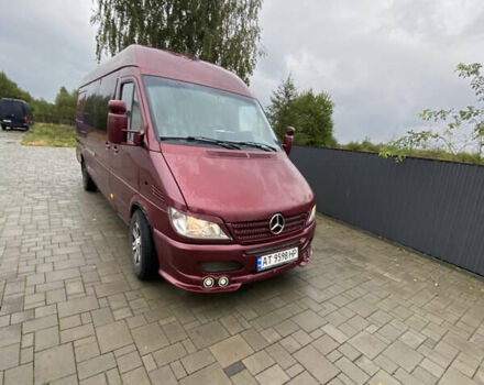Красный Мерседес Sprinter, объемом двигателя 2.7 л и пробегом 600 тыс. км за 11800 $, фото 4 на Automoto.ua