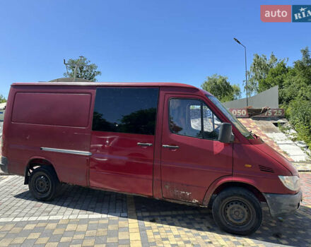 Красный Мерседес Sprinter, объемом двигателя 2.15 л и пробегом 485 тыс. км за 4000 $, фото 7 на Automoto.ua