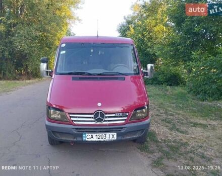 Красный Мерседес Sprinter, объемом двигателя 2.2 л и пробегом 480 тыс. км за 8300 $, фото 5 на Automoto.ua