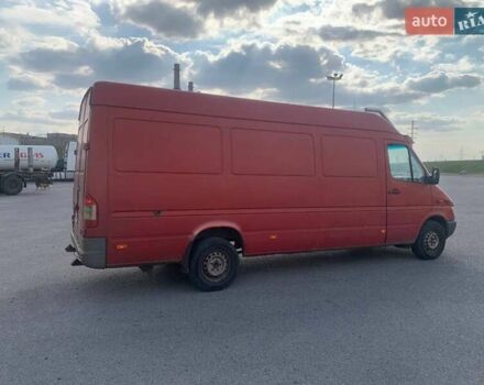 Красный Мерседес Sprinter, объемом двигателя 2.15 л и пробегом 345 тыс. км за 8900 $, фото 4 на Automoto.ua