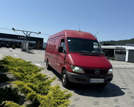 Красный Мерседес Sprinter, объемом двигателя 2.69 л и пробегом 480 тыс. км за 11800 $, фото 14 на Automoto.ua