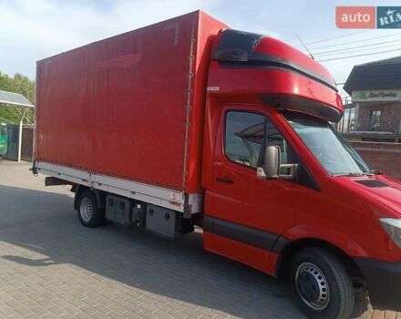 Красный Мерседес Sprinter, объемом двигателя 2.14 л и пробегом 480 тыс. км за 19000 $, фото 2 на Automoto.ua