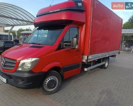 Красный Мерседес Sprinter, объемом двигателя 2.14 л и пробегом 480 тыс. км за 19000 $, фото 1 на Automoto.ua