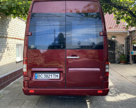 Красный Мерседес Sprinter, объемом двигателя 2.15 л и пробегом 220 тыс. км за 10500 $, фото 2 на Automoto.ua