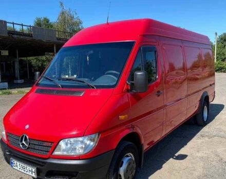 Красный Мерседес Sprinter, объемом двигателя 2.1 л и пробегом 490 тыс. км за 14500 $, фото 2 на Automoto.ua