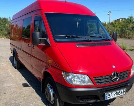 Красный Мерседес Sprinter, объемом двигателя 2.1 л и пробегом 490 тыс. км за 14500 $, фото 3 на Automoto.ua