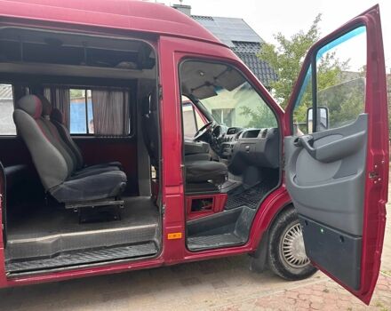 Красный Мерседес Sprinter, объемом двигателя 2.2 л и пробегом 386 тыс. км за 8900 $, фото 15 на Automoto.ua