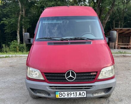 Красный Мерседес Sprinter, объемом двигателя 2.2 л и пробегом 386 тыс. км за 8900 $, фото 4 на Automoto.ua