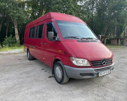 Красный Мерседес Sprinter, объемом двигателя 2.2 л и пробегом 386 тыс. км за 8900 $, фото 5 на Automoto.ua
