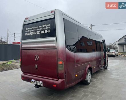 Красный Мерседес Sprinter, объемом двигателя 2.9 л и пробегом 700 тыс. км за 19500 $, фото 4 на Automoto.ua