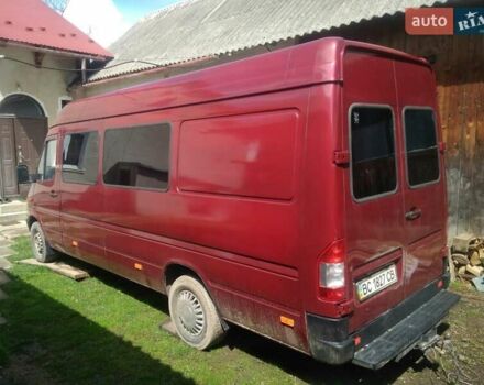 Красный Мерседес Sprinter, объемом двигателя 2.9 л и пробегом 480 тыс. км за 8500 $, фото 1 на Automoto.ua