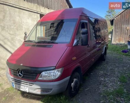 Красный Мерседес Sprinter, объемом двигателя 2.69 л и пробегом 875 тыс. км за 10500 $, фото 2 на Automoto.ua