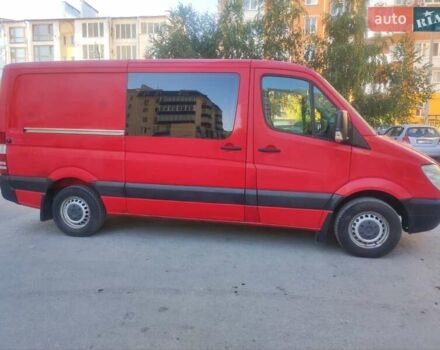 Красный Мерседес Sprinter, объемом двигателя 2.1 л и пробегом 436 тыс. км за 13500 $, фото 1 на Automoto.ua