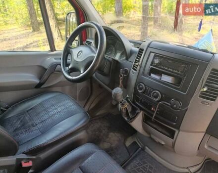 Красный Мерседес Sprinter, объемом двигателя 2.15 л и пробегом 100 тыс. км за 10000 $, фото 13 на Automoto.ua