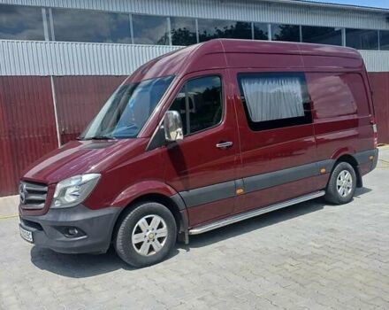 Красный Мерседес Sprinter, объемом двигателя 2.1 л и пробегом 292 тыс. км за 21500 $, фото 3 на Automoto.ua